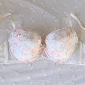 5 bras for $46! US-34C/JP-D75 Japanese Brand Floral Embroidery Bra